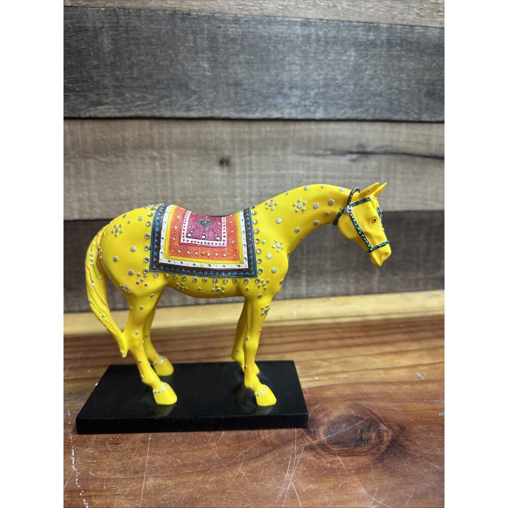 Trail of Painted Ponies Karuna Yellow Horse #1455 In Box 2E/0720